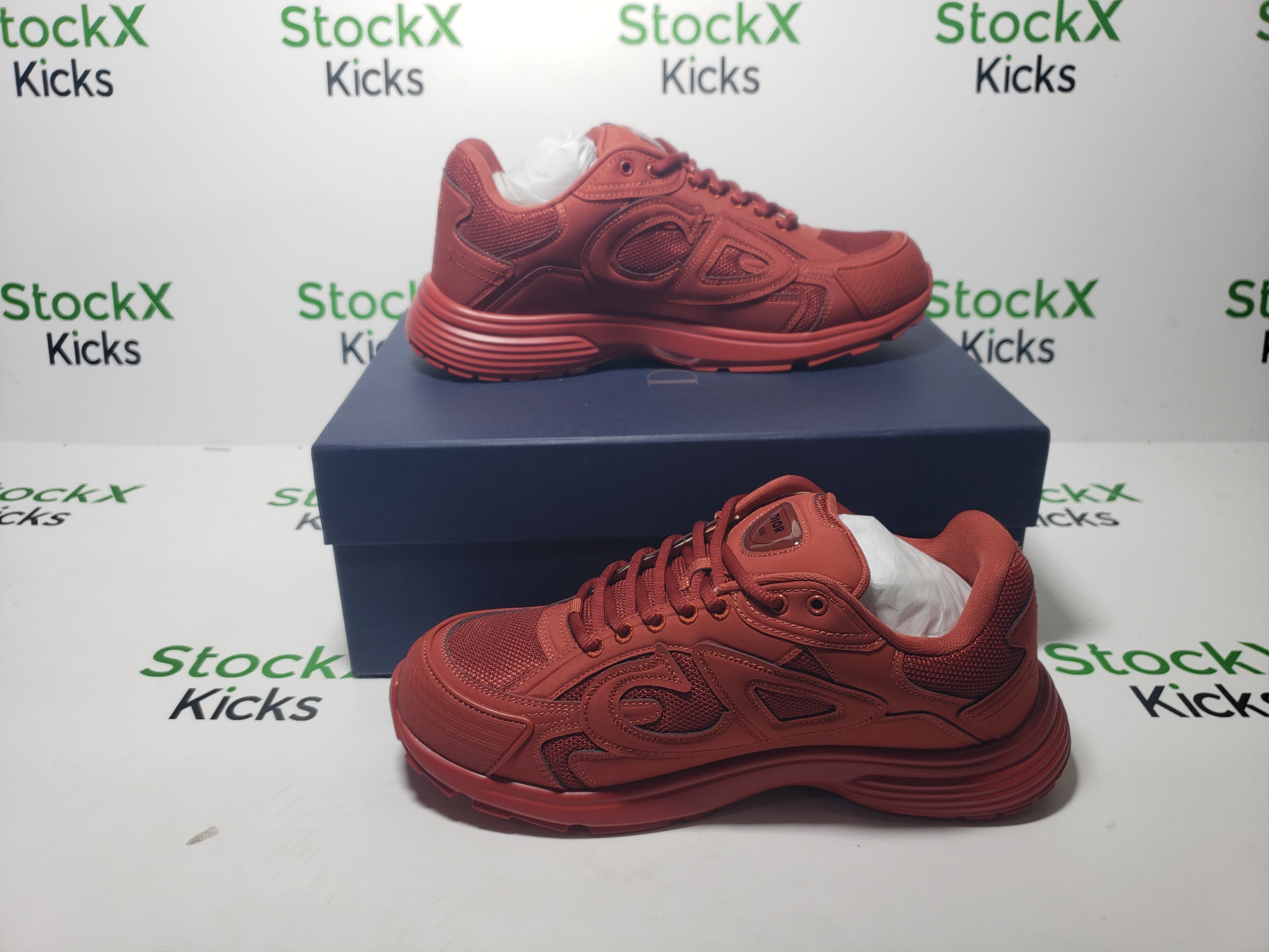 Dior B30 x Stone Island Sneaker Red CK241115 review Stockxkicksvip 03