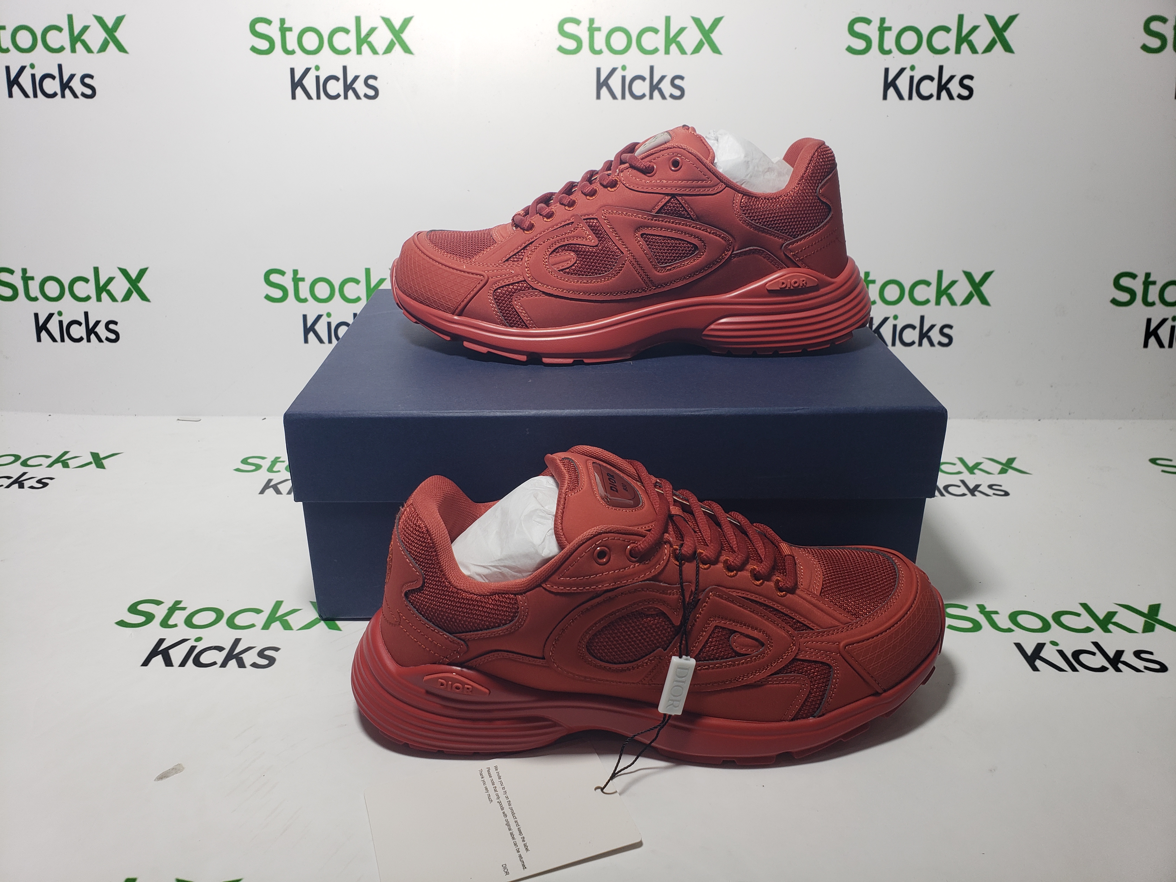 Dior B30 x Stone Island Sneaker Red CK241115 review Stockxkicksvip 04