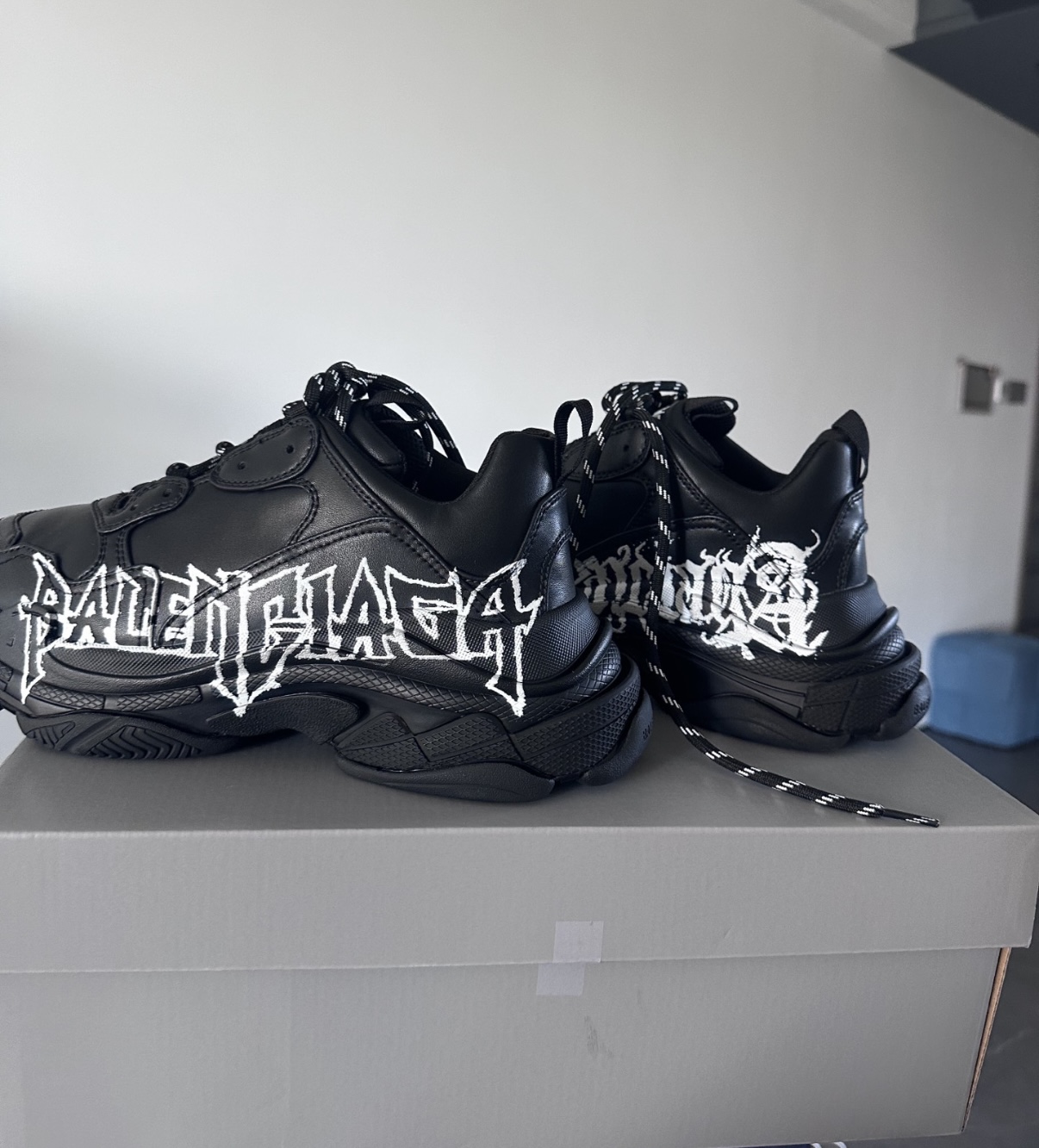 Balenciaga Triple S DIY Metal Artwork Black 536737W2FAY1090 review Maria Vidal