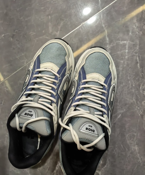 Dior B30 Blue Mesh White Technical Fabric 3SN279ZRD-H065 review 