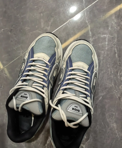 Dior B30 Blue Mesh White Technical Fabric 3SN279ZRD-H065 review 