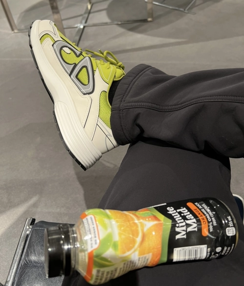 Dior B30 Sneakers White Yellow 3SN279ZLX_H661 review 