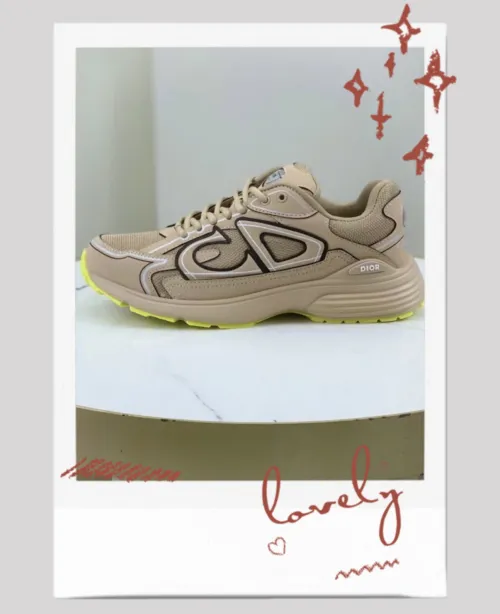 Dior B30 Sneakers Khaki 3SN279ZMA-16141 review 