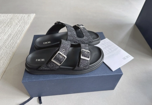 Dior Aqua Sandal Black Dior Oblique Jacquard 3SA135ZSA_H969 review 