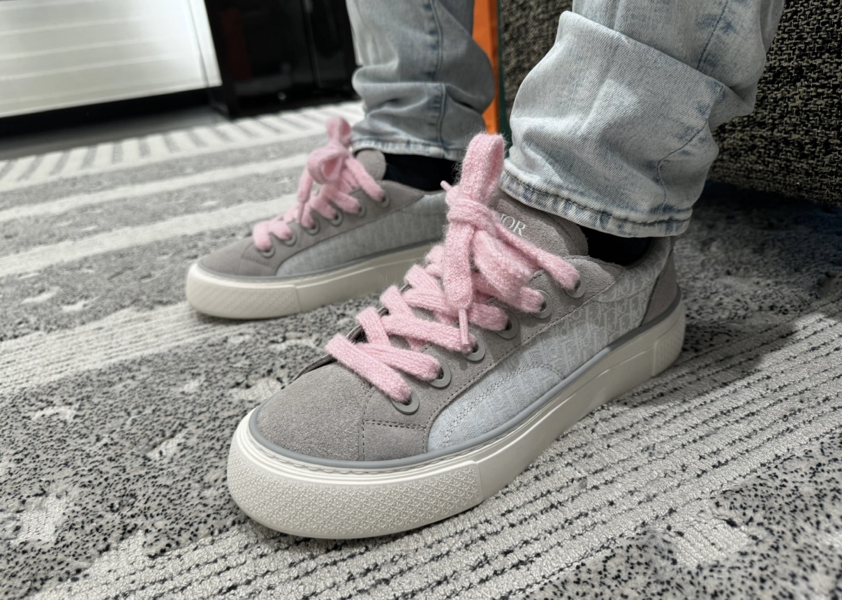 Dior B33 Sneaker Grey White Oblique Jacquard 3SN272 ZIR1 6536 review Simone Loffreda