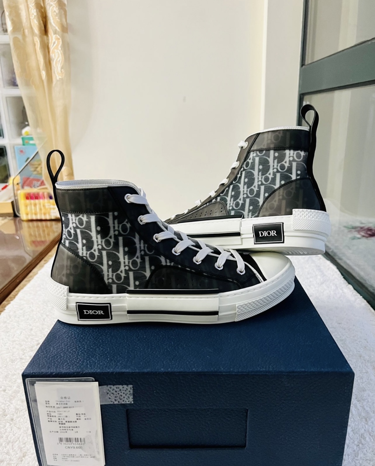 Dior B23 HT Oblique Gaobang Black and White 3SN272ZIR 16536 review Benjamin Ward