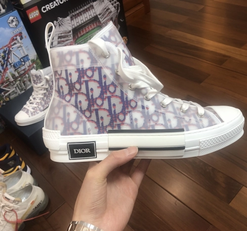 Dior B23 HT Oblique Transparency High Blue Red 3SN272ZIR 16536 review 