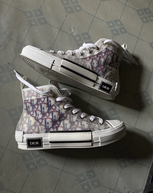 Dior B23 HT Oblique Transparency High Blue Red 3SN272ZIR 16536 review 