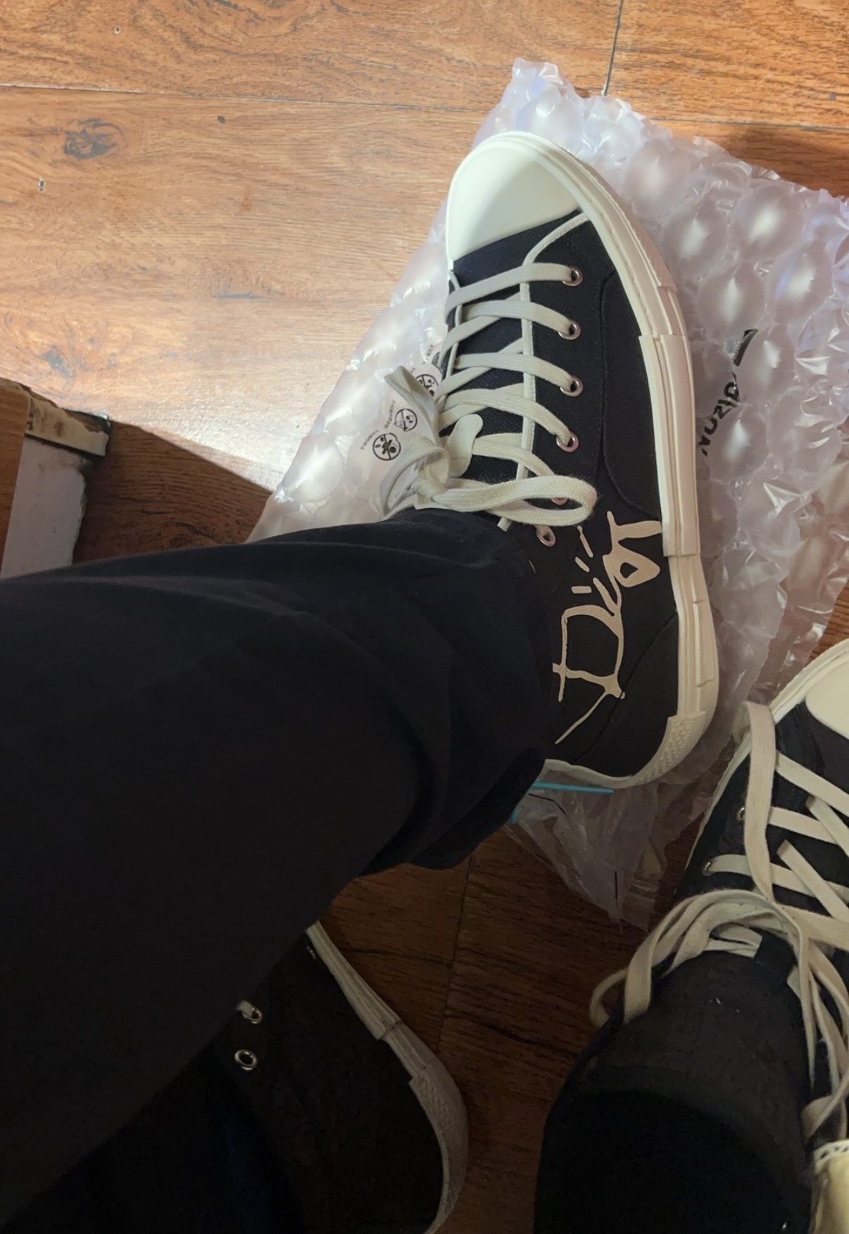 Dior B23 HT Oblique Transparency Black Co branding 3SN272ZIR 16536 review Arcada Green