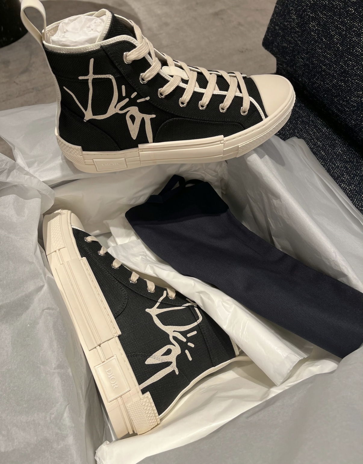 Dior B23 HT Oblique Transparency Black Co branding 3SN272ZIR 16536 review jayden choto