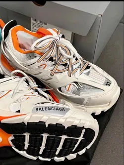 Balenciaga Track Tess S.White Orange (LED) 542436 W1GB7 9059 review Jalil Westmoreland