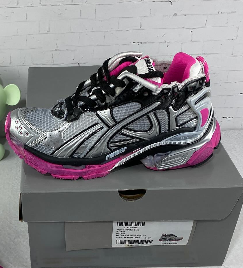 Balenciaga Runner Silver Pink 677402 W3RB2 9155 review Michael Gonzales