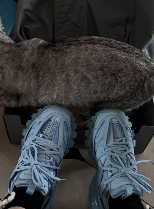 Balenciaga Track Tess Light Blue (LED) 542436 W2LA1 4800 review 