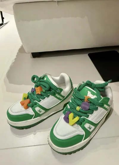 Louis Vuitton Trainer Maxi Green White 1AB8SD review Adrian Lalsa