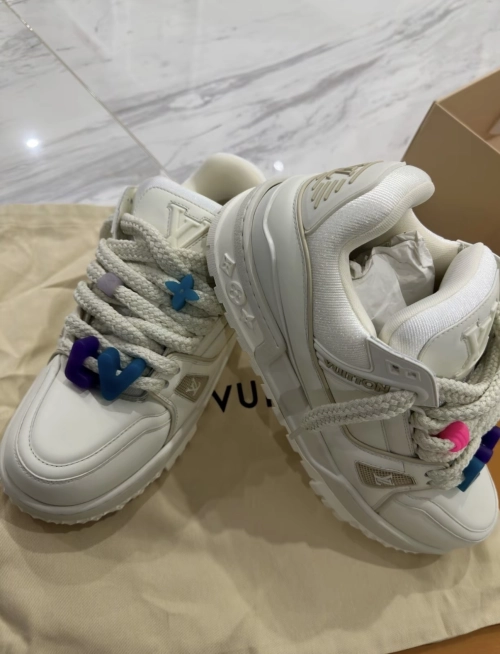 Louis Vuitton Trainer Black Rice White 1AB8RK review 