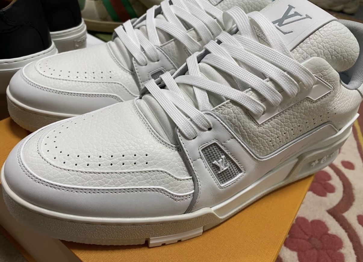 Louis Vuitton Trainer White Litchi Pattern FD0221 review David Litchford