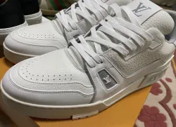 Louis Vuitton Trainer White Litchi Pattern FD0221 review David Litchford