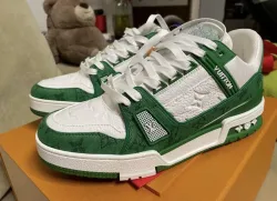 Louis Vuitton Trainer Green Cloth Surface VL1201 review Michael Layous