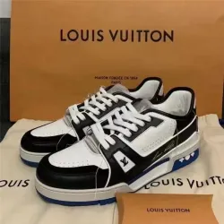 Louis Vuitton Trainer Black Blue GO1220 review marquan haislip