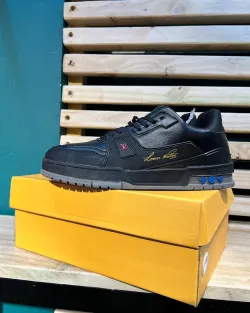 Louis Vuitton Trainer Black Litchi Pattern FD0226 review Julian Fredericks 02