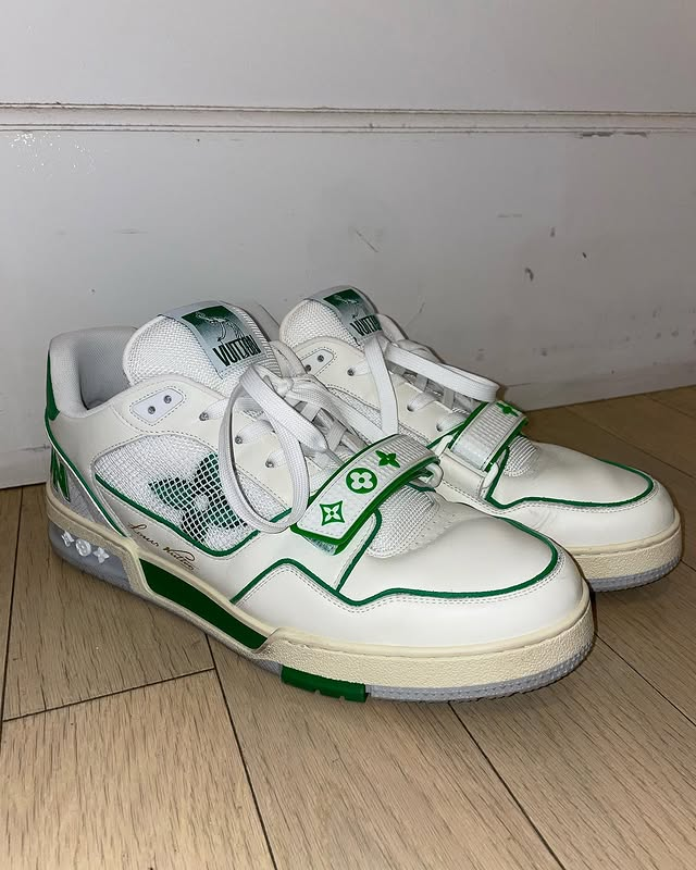 Louis Vuitton Trainer White Green 1A98UX review Tomislav Juric
