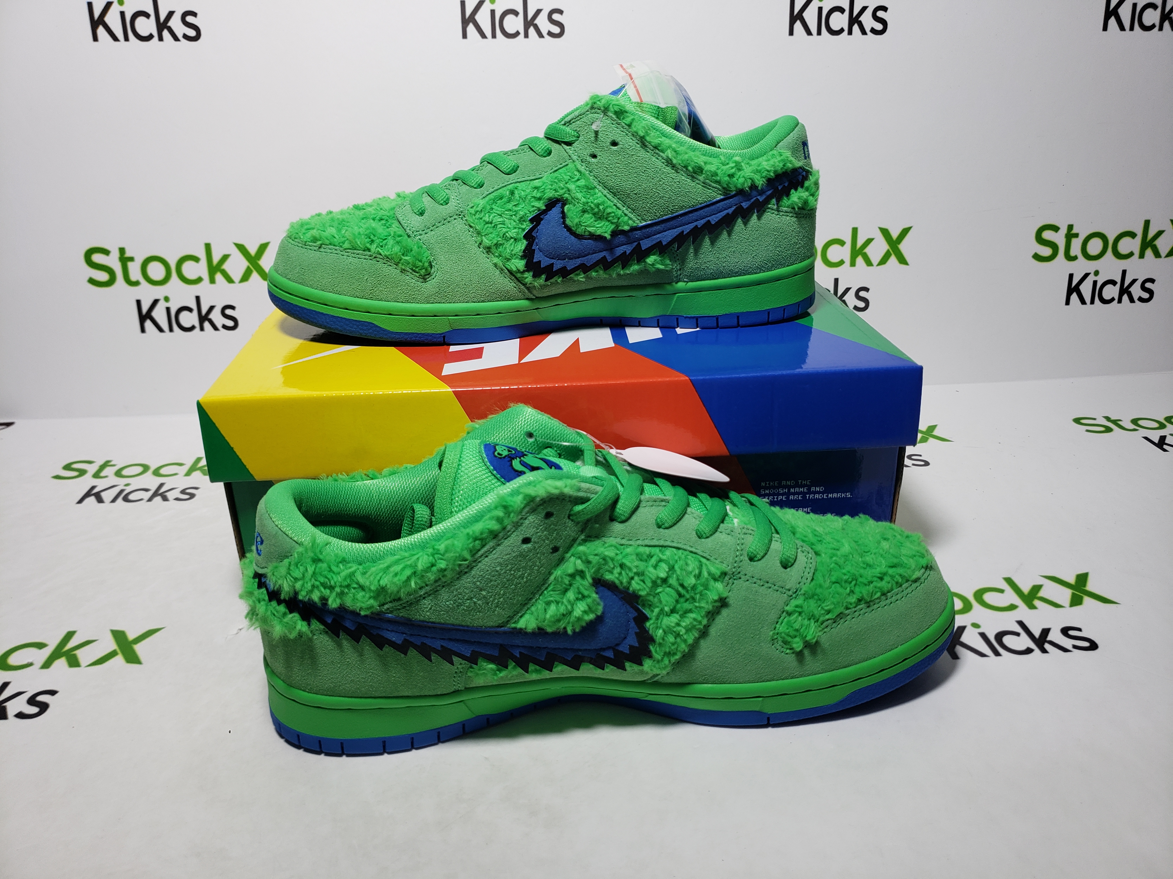 PK God Batch Nike SB Dunk Low Grateful Dead Bears Green CJ5378-300 review Stockxkicks 03