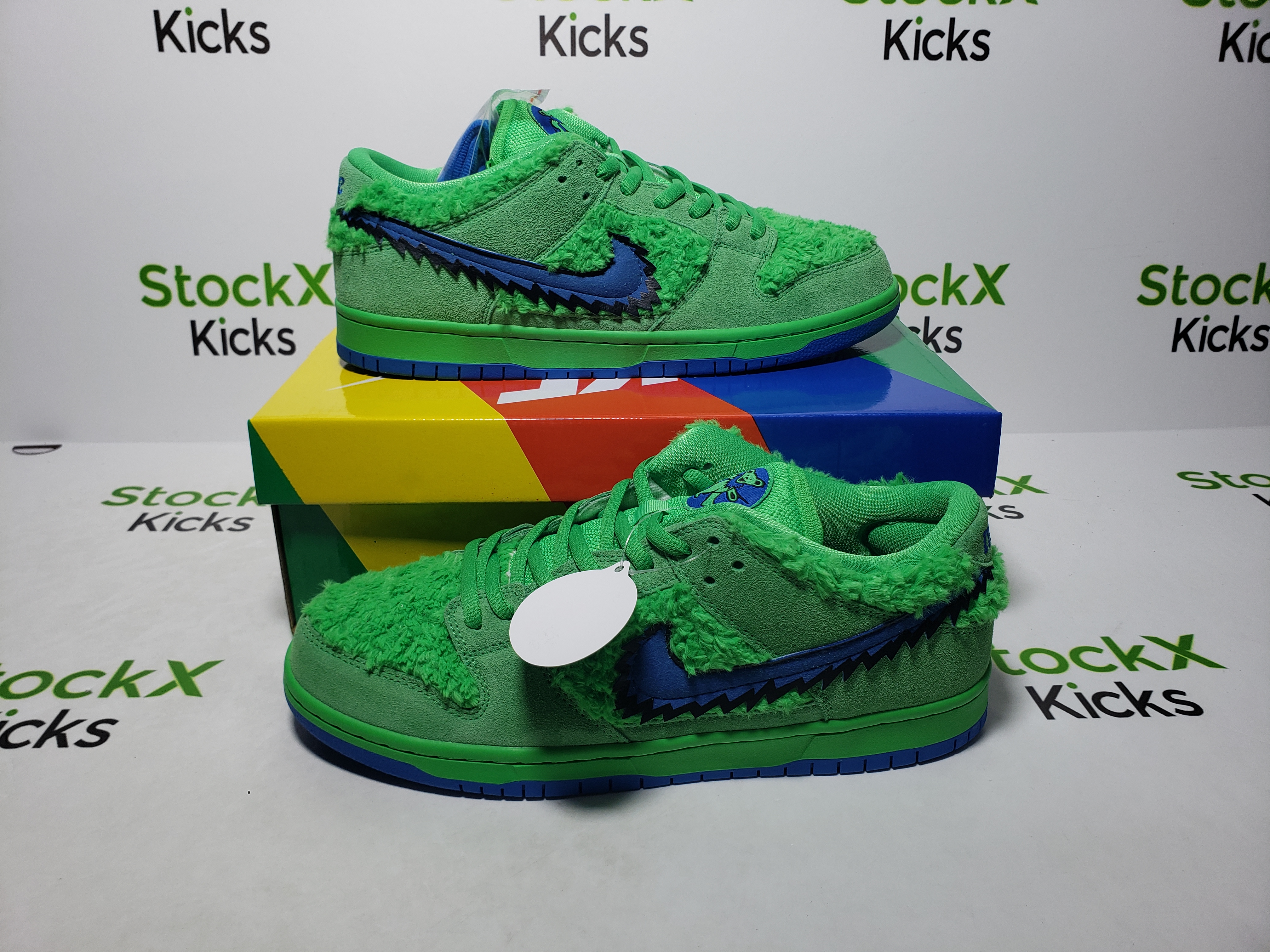 PK God Batch Nike SB Dunk Low Grateful Dead Bears Green CJ5378-300 review Stockxkicks 04