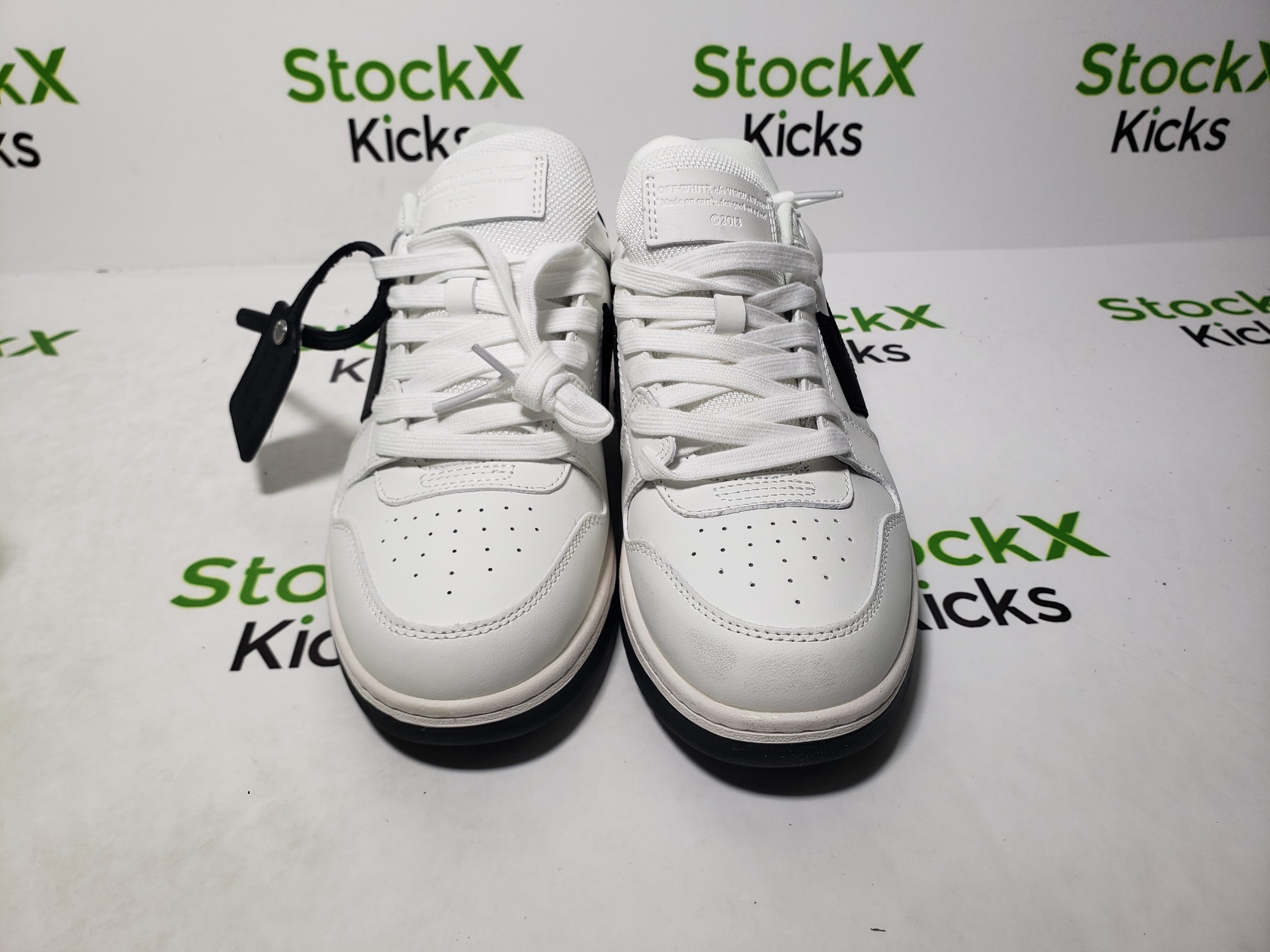 PK God Batch OFF-WHITE Out Of Office "OOO" Low White Black OMIA189C99LEA0040110 review Stockxkicks 02