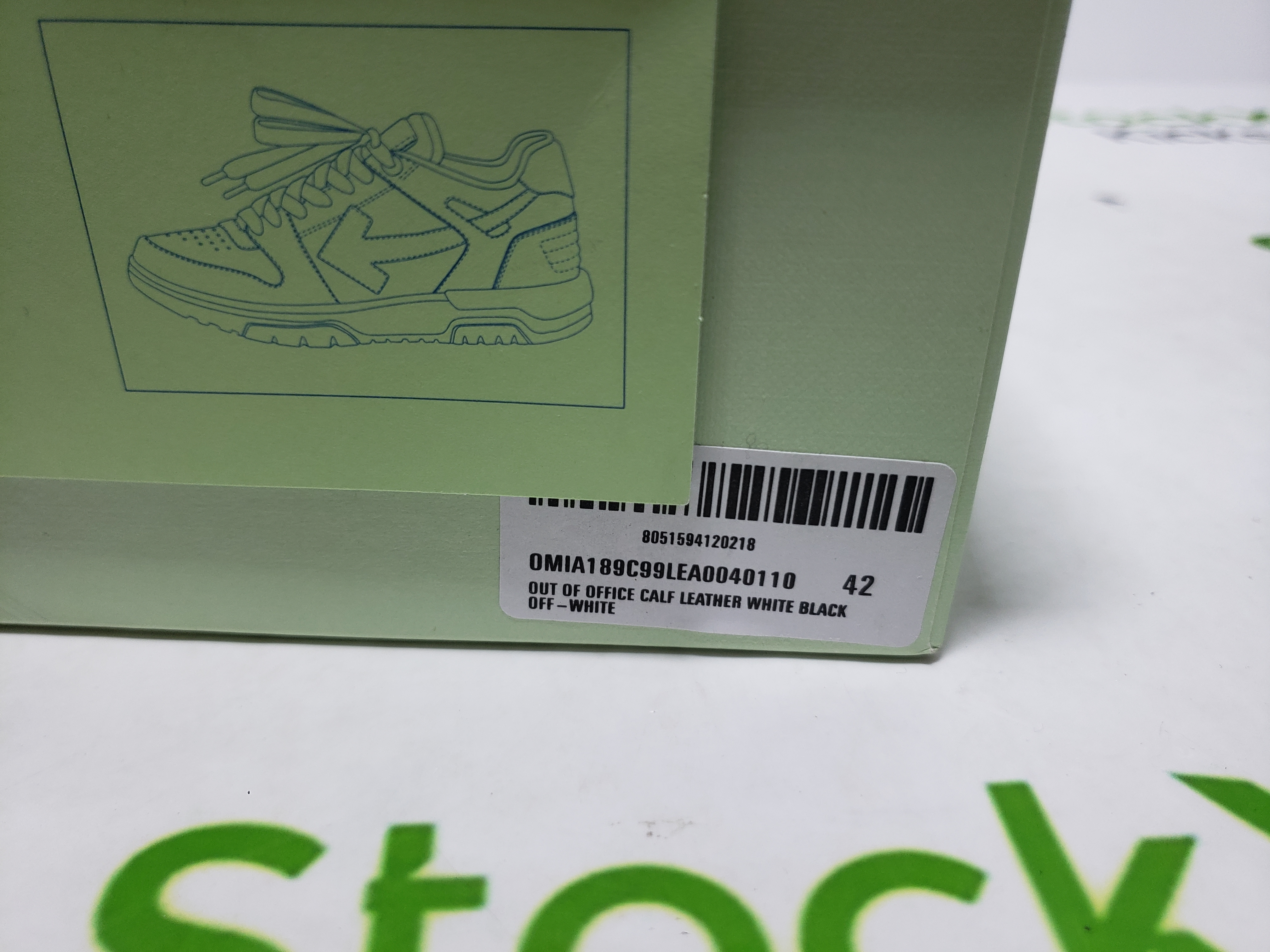 PK God Batch OFF-WHITE Out Of Office "OOO" Low White Black OMIA189C99LEA0040110 review Stockxkicks 00