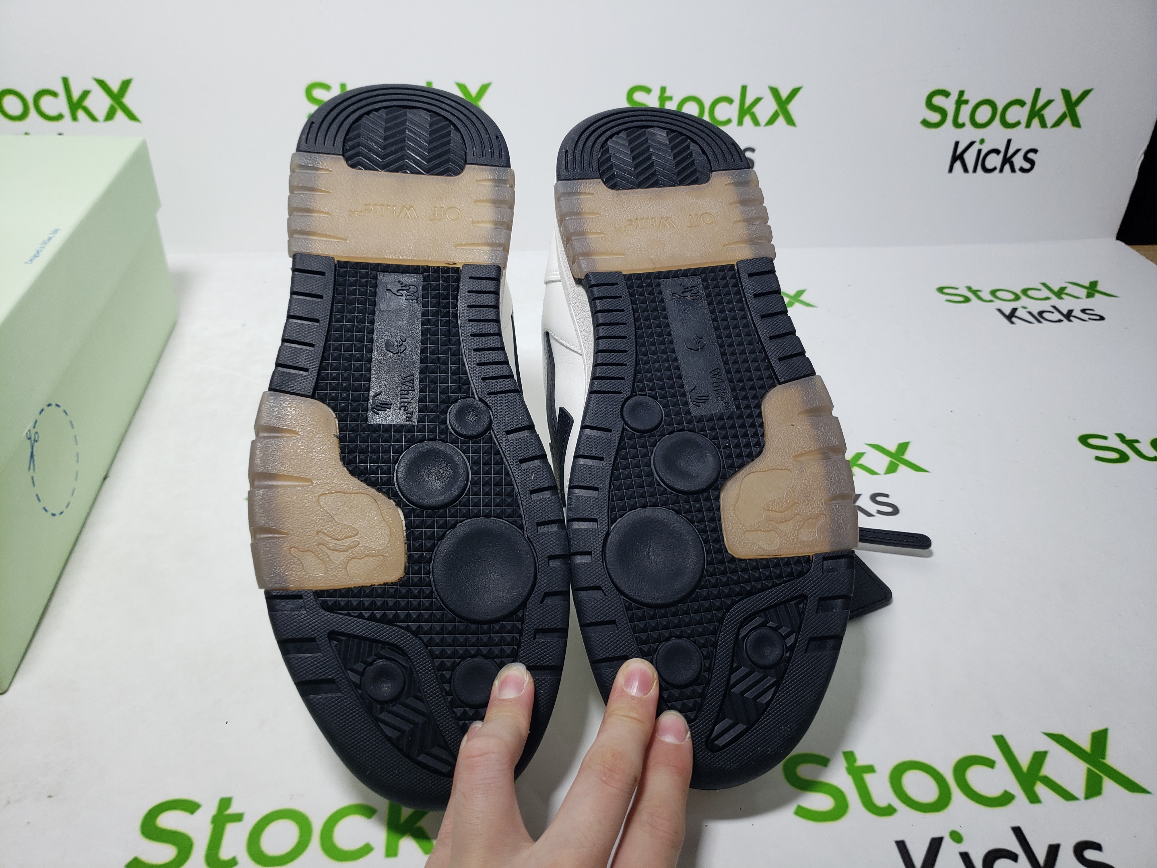 PK God Batch OFF-WHITE Out Of Office "OOO" Low White Black OMIA189C99LEA0040110 review Stockxkicks 06