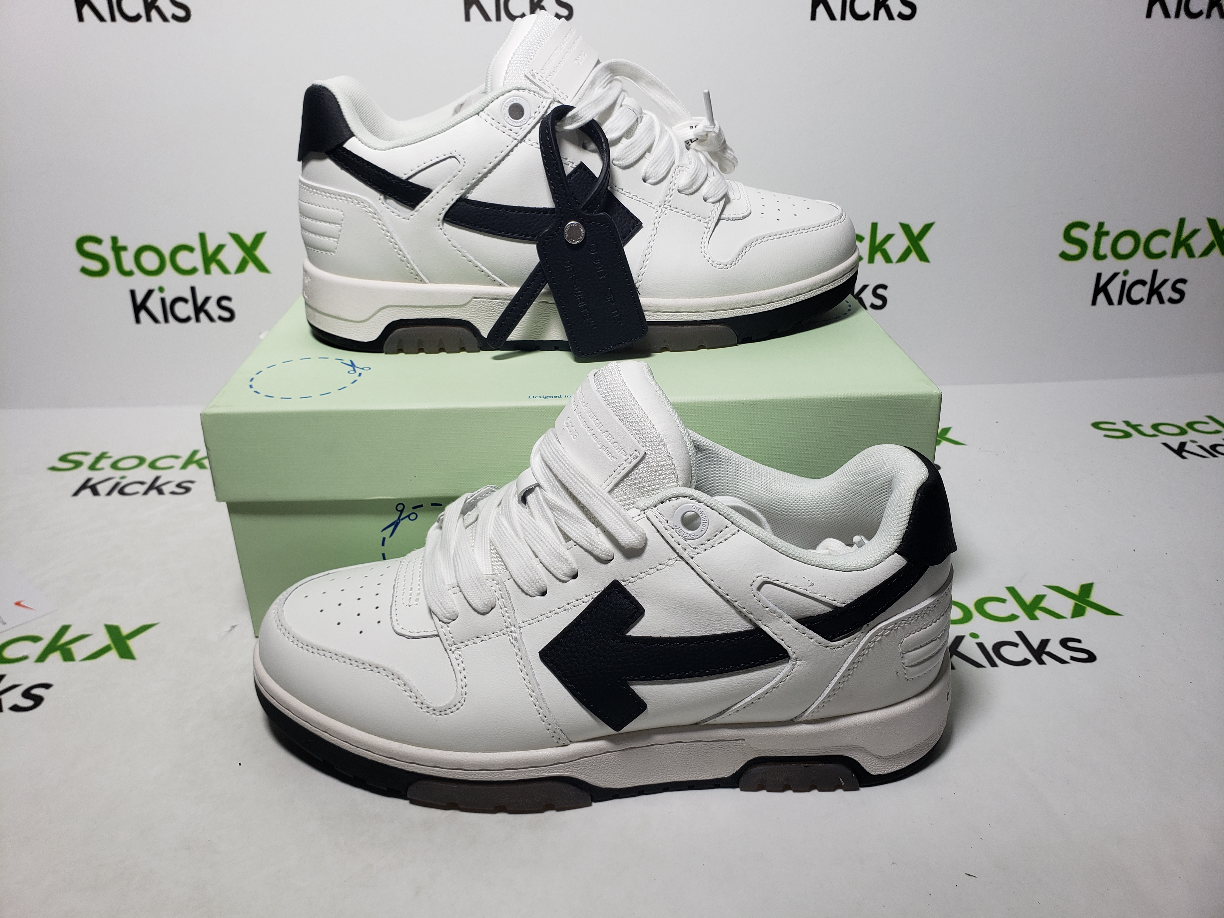 PK God Batch OFF-WHITE Out Of Office "OOO" Low White Black OMIA189C99LEA0040110 review Stockxkicks 04