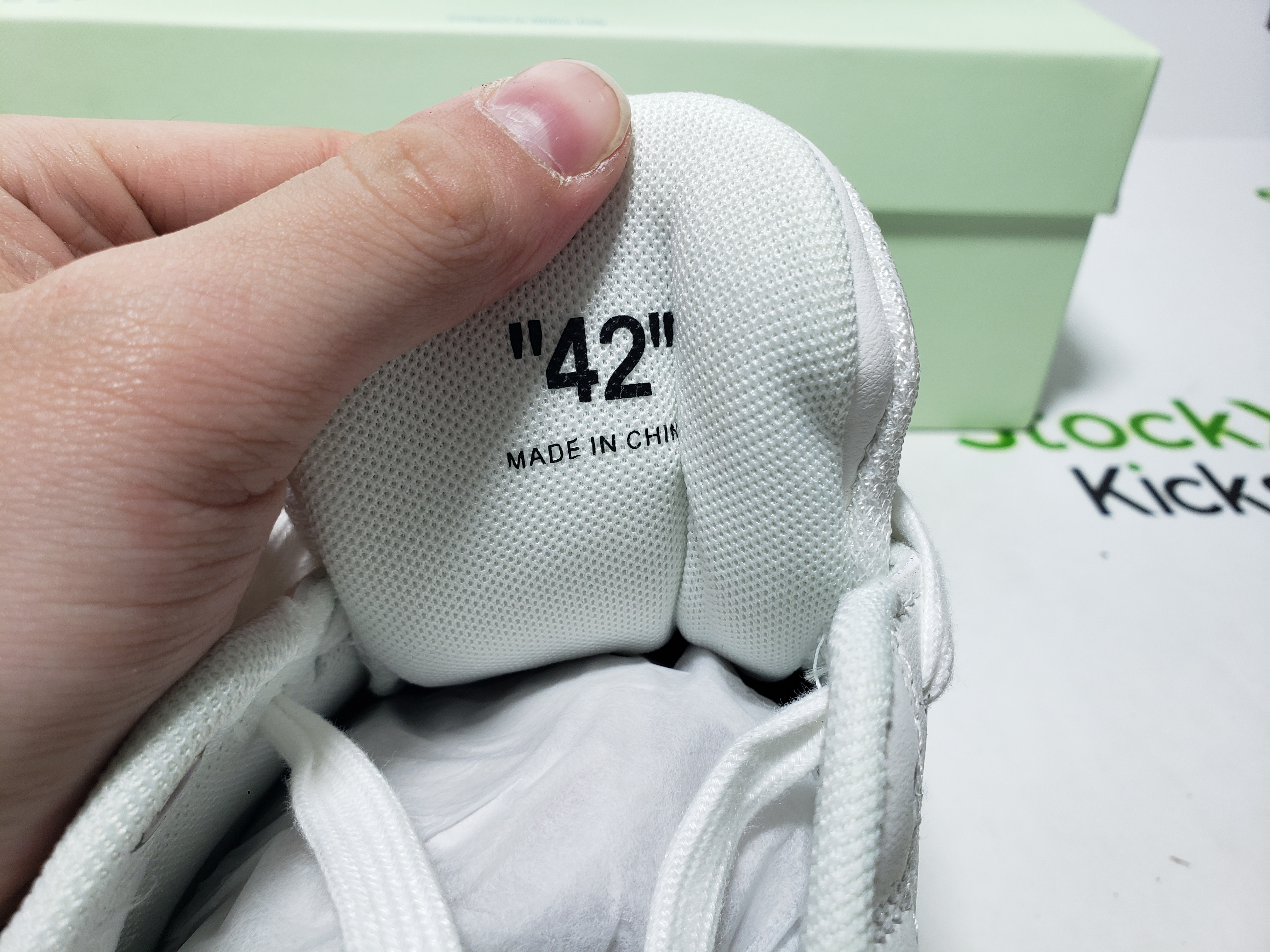 PK God Batch OFF-WHITE Out Of Office "OOO" Low White Black OMIA189C99LEA0040110 review Stockxkicks 05