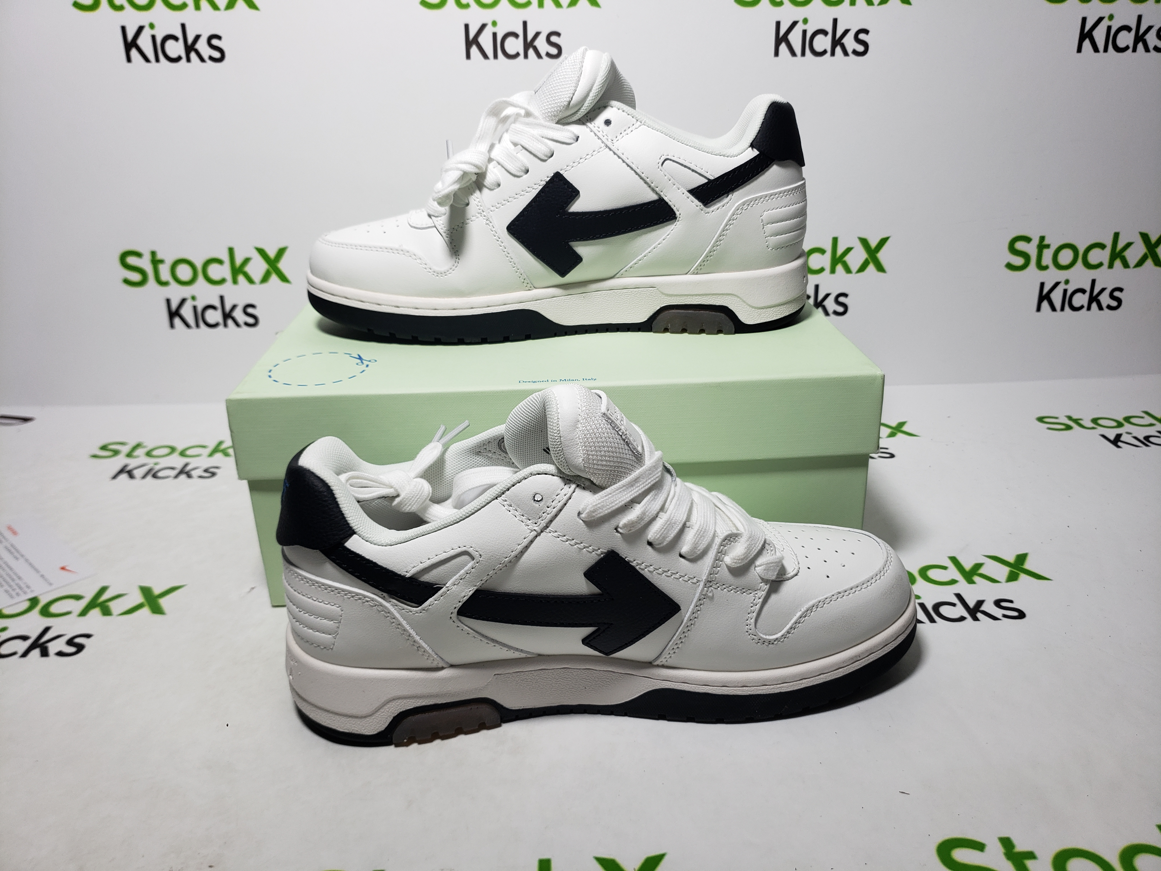 PK God Batch OFF-WHITE Out Of Office "OOO" Low White Black OMIA189C99LEA0040110 review Stockxkicks 03