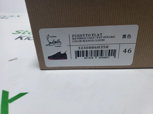 Christian Louboutin Astroloubi Sneakers Calf Leather And Suede Black Men 3230886H358 review 