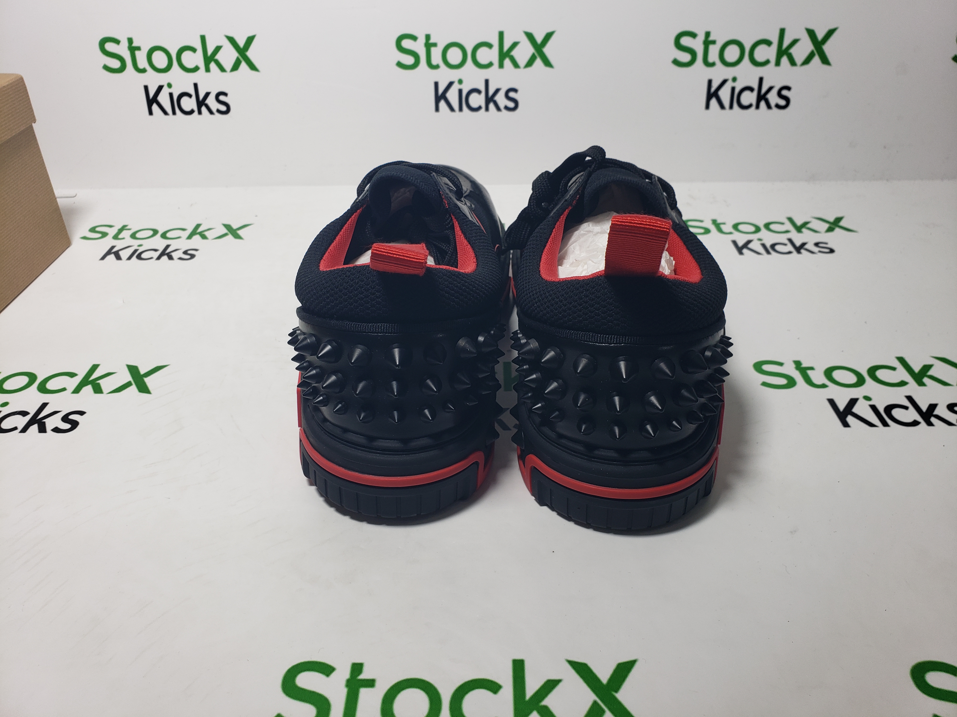 Christian Louboutin Astroloubi Sneakers Calf Leather And Suede Black Men 3230886H358 review Stockxkicks 02