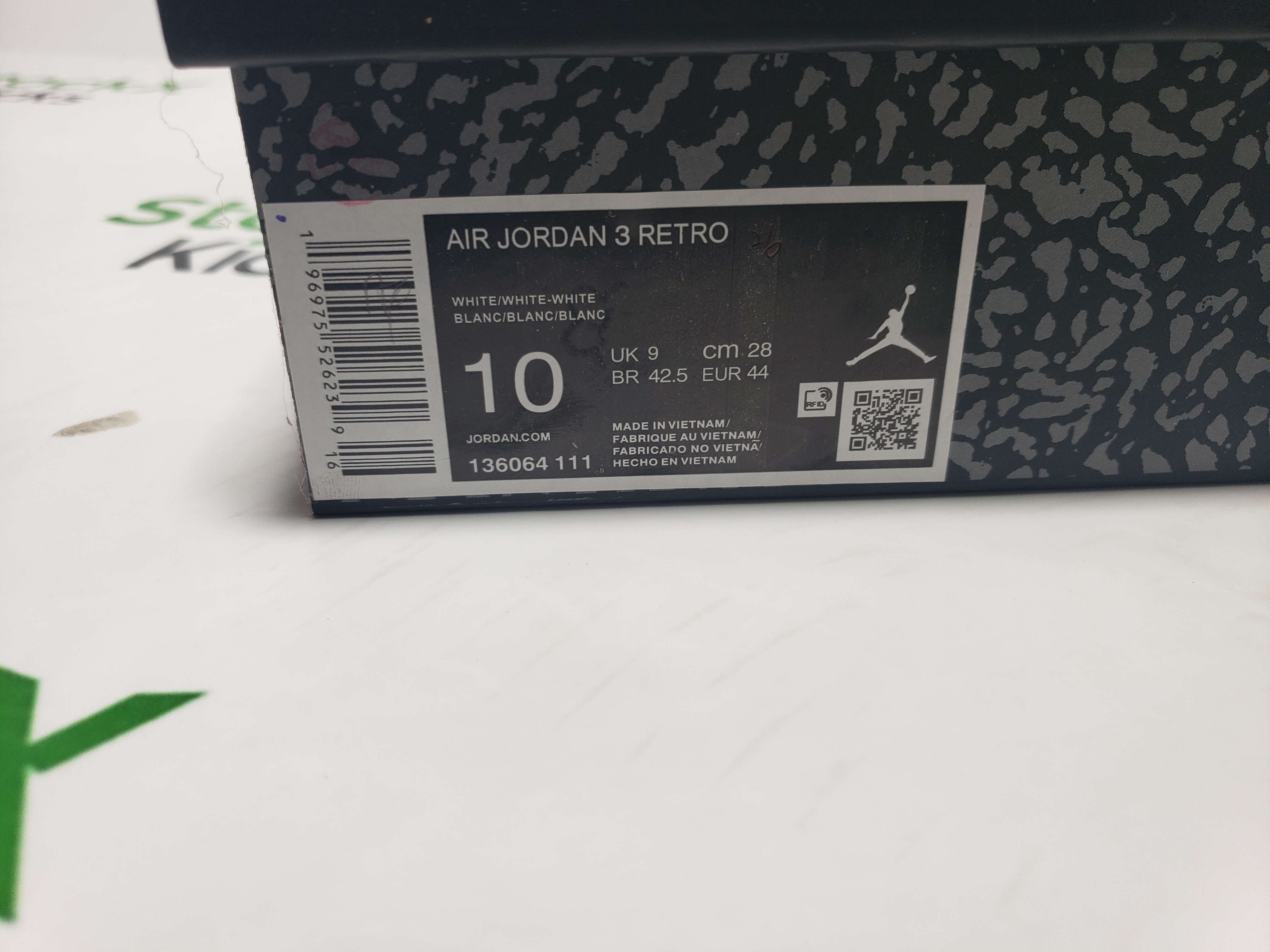 PK God Batch Air Jordan 3 Retro Pure White 136064-111 review Stockxkicks 00