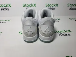 PK God Batch Air Jordan 3 Retro Pure White 136064-111 review Stockxkicks 03