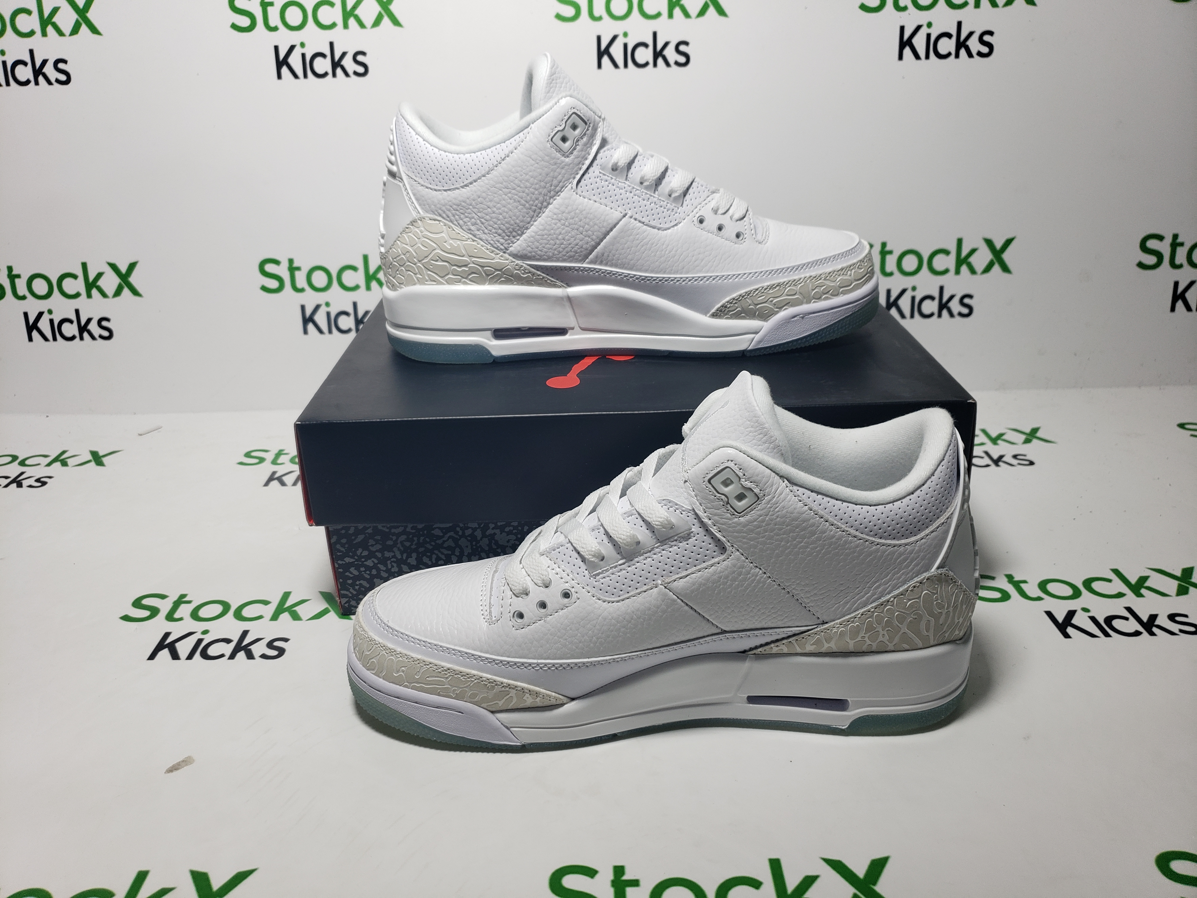 PK God Batch Air Jordan 3 Retro Pure White 136064-111 review Stockxkicks 03