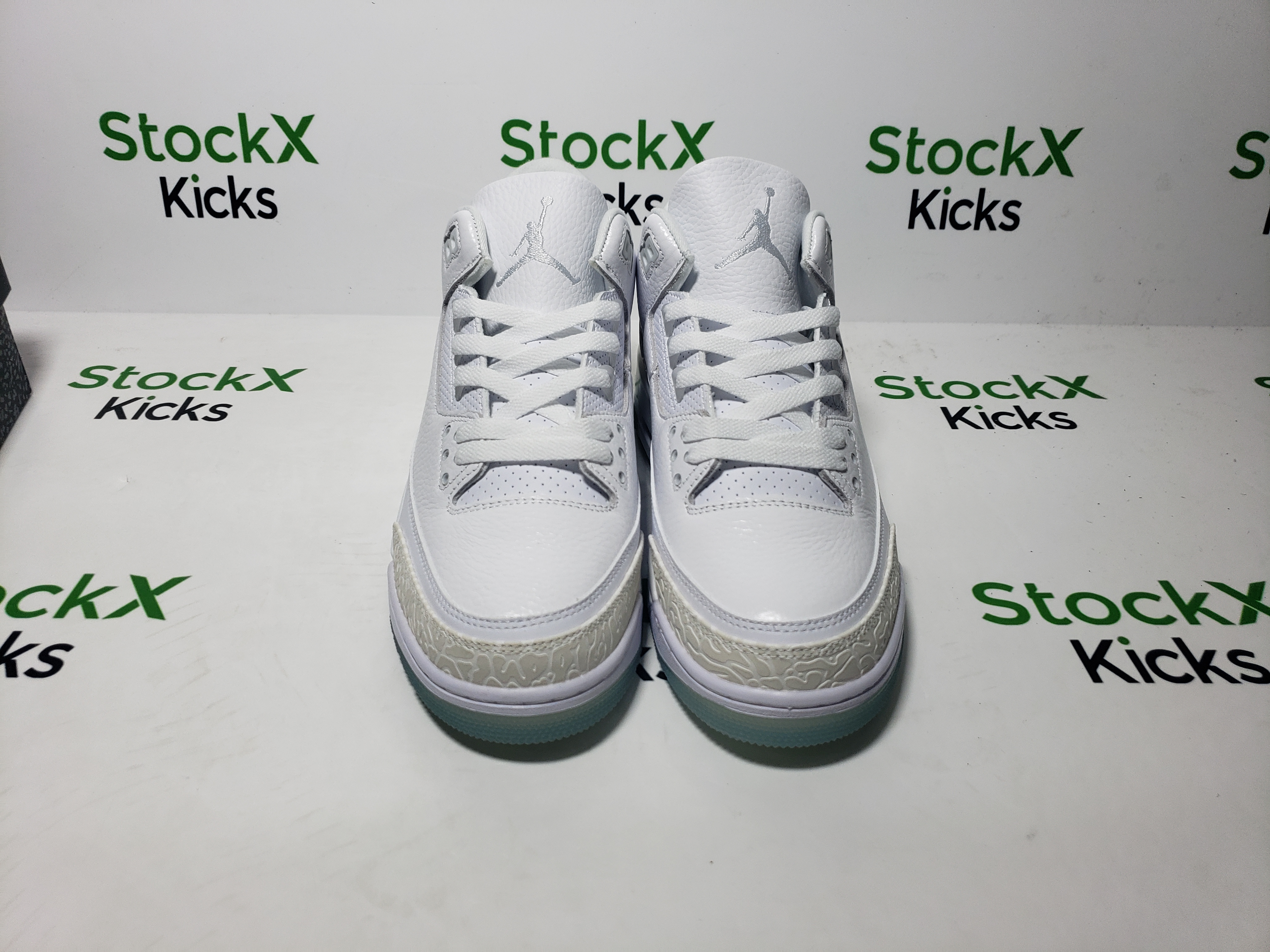 PK God Batch Air Jordan 3 Retro Pure White 136064-111 review Stockxkicks 01