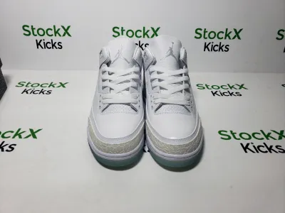 PK God Batch Air Jordan 3 Retro Pure White 136064-111 review Stockxkicks 01