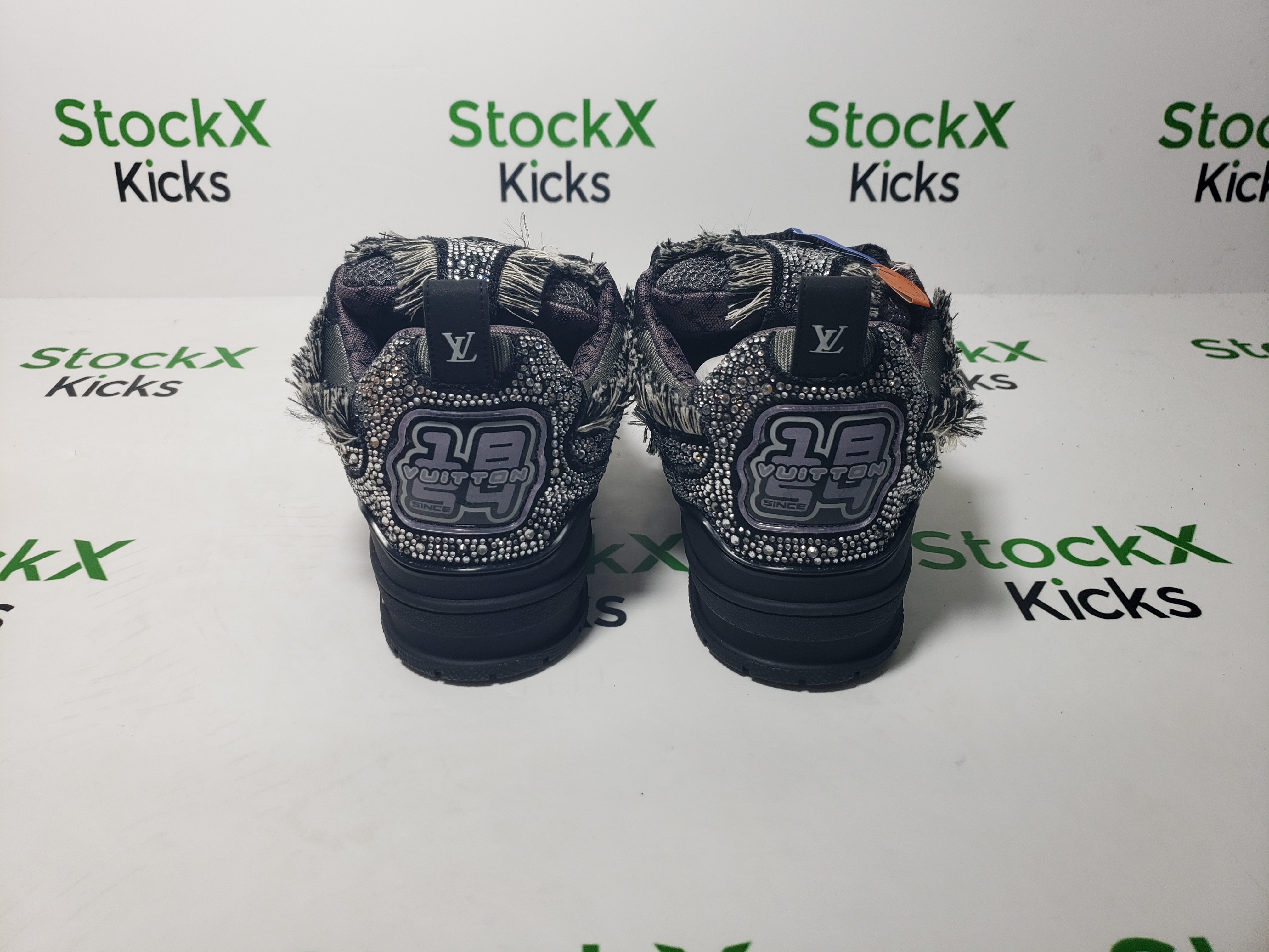 Louis Vuitton LV Skate Sneaker Black Swarovski Monogram 1ABMHV review Stockxkicks 01