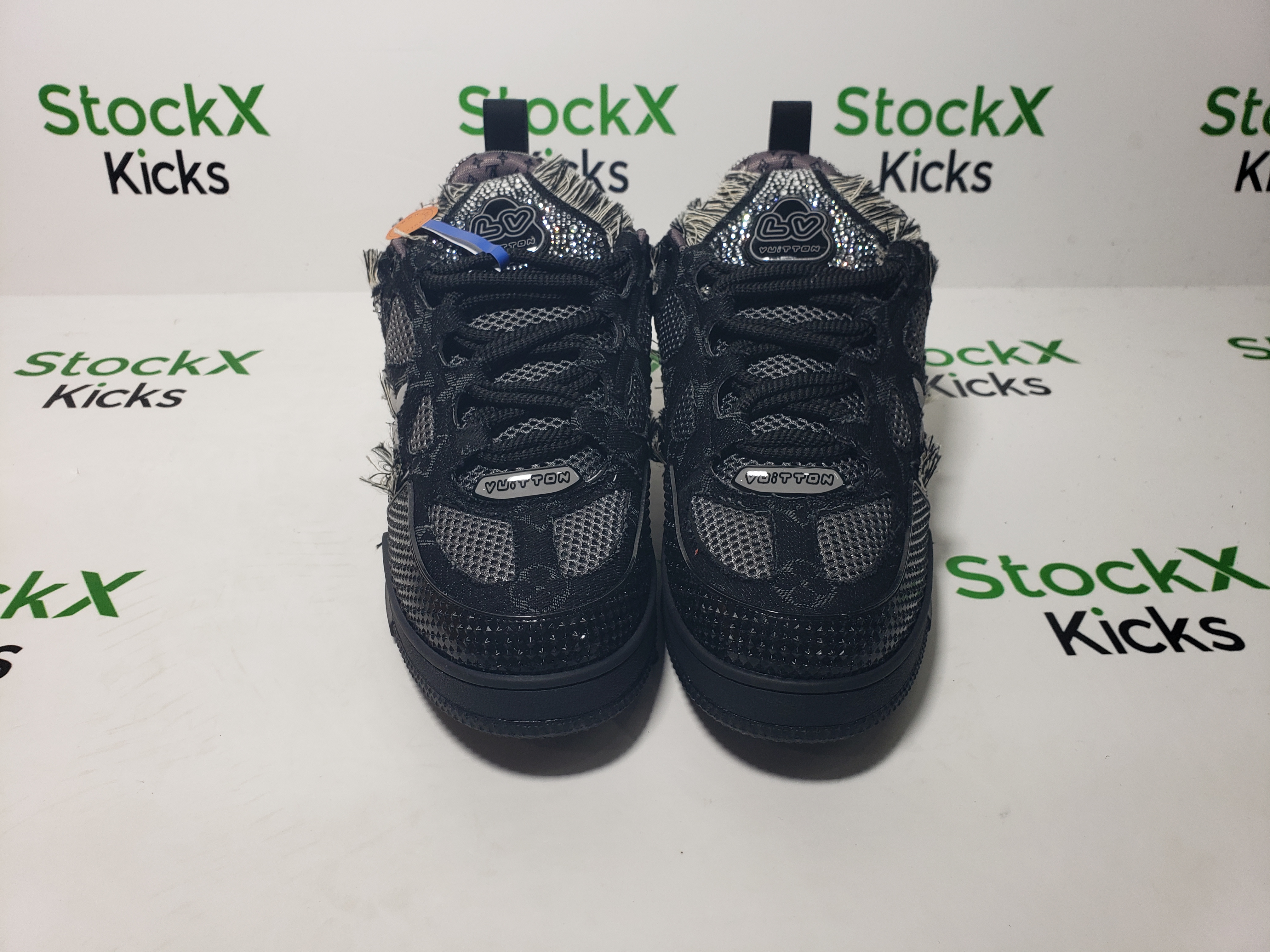 Louis Vuitton LV Skate Sneaker Black Swarovski Monogram 1ABMHV review Stockxkicks 02