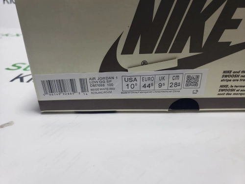 LJR Batch Air Jordan 1 Low Travis Scott  Red DM7688-100 review 