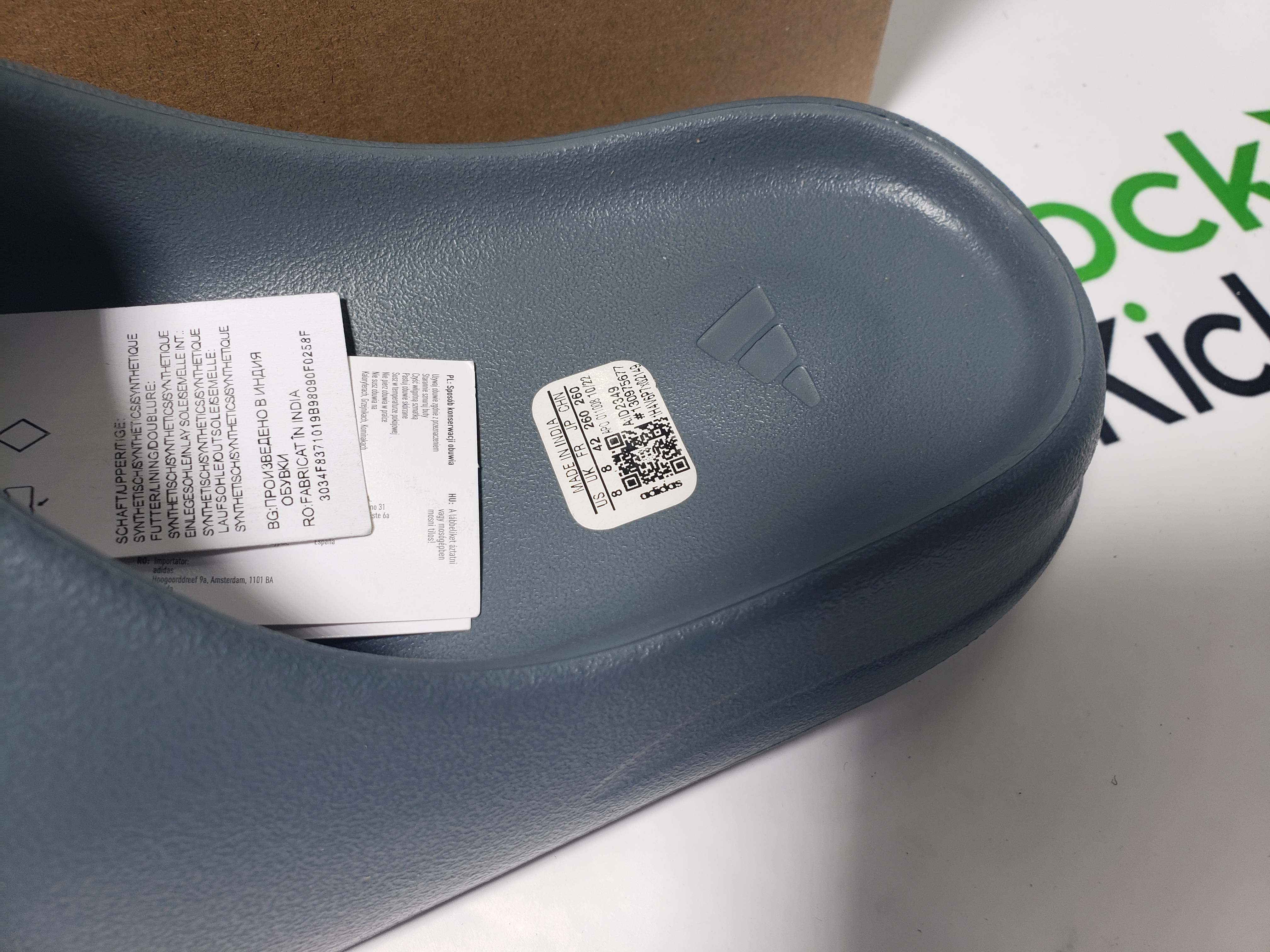 PK God Batch adidas Yeezy Slide Slate Marine ID2349 review Stockxkicks 05