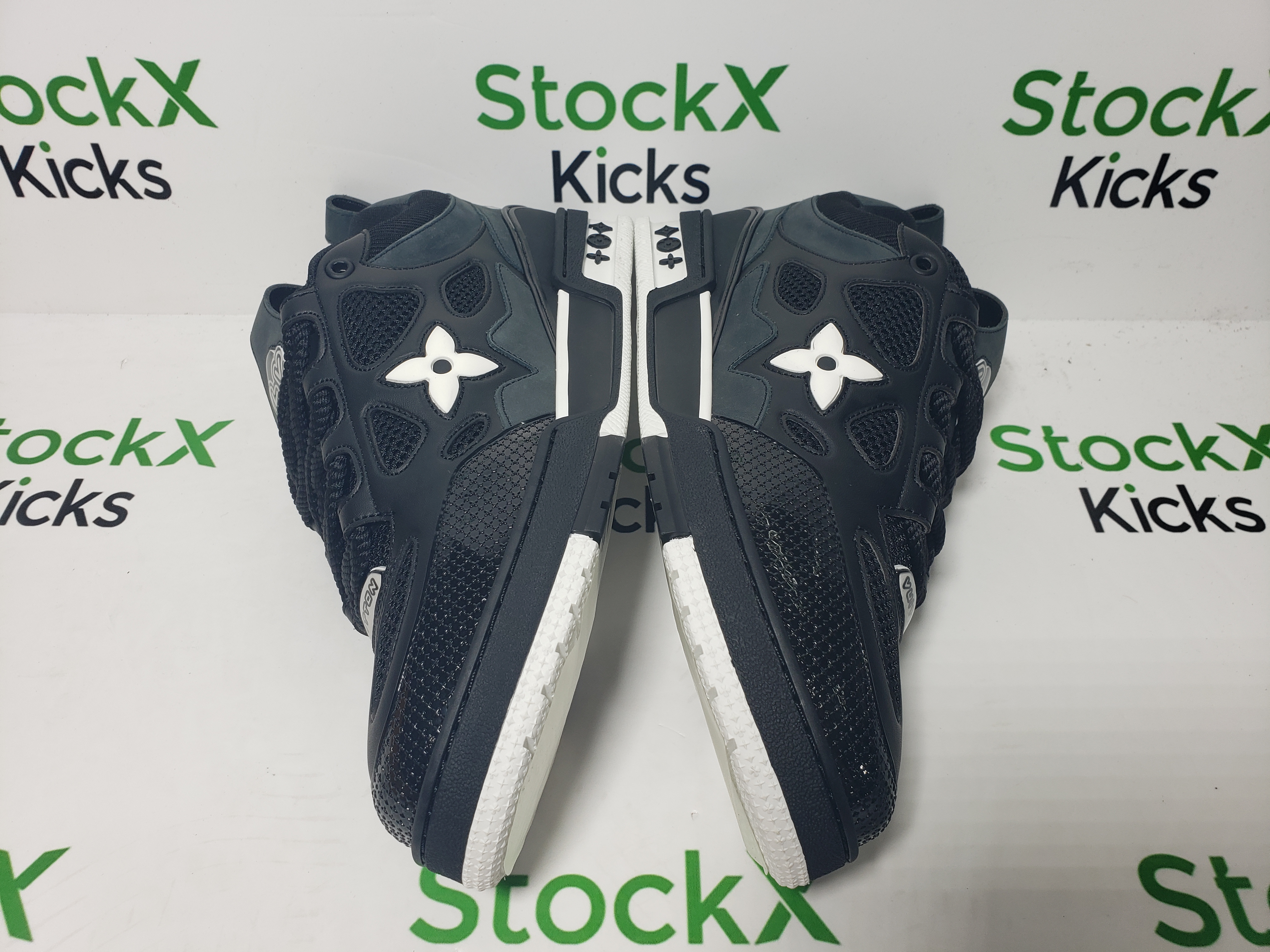 Louis Vuitton Skate Sneaker Leather lace up Fashionable Board Shoes Black 51BCOLRB review Stockxkicks 04