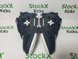 Louis Vuitton Skate Sneaker Leather lace up Fashionable Board Shoes Black 51BCOLRB review Stockxkicks 05