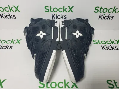 Louis Vuitton Skate Sneaker Leather lace up Fashionable Board Shoes Black 51BCOLRB review Stockxkicks 04