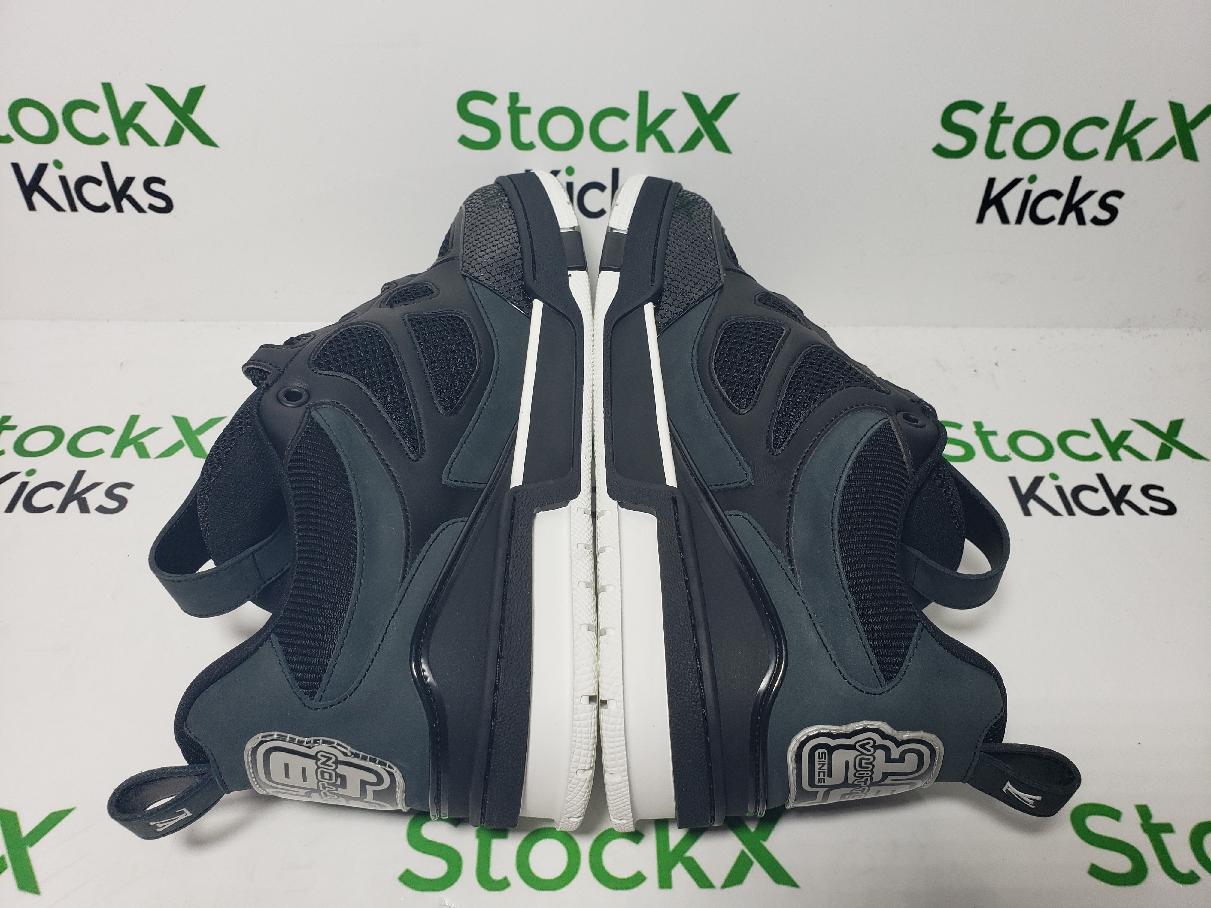 Louis Vuitton Skate Sneaker Leather lace up Fashionable Board Shoes Black 51BCOLRB review Stockxkicks 03