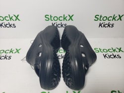 BALENCIAGA Pool Crocs Black 677389 W158E 1000 review Stockxkicks 05