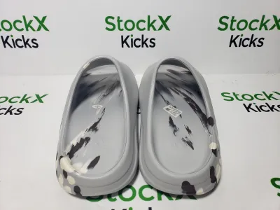 PK God Batch adidas Yeezy Slide Enflame Oil Painting White Grey GZ5553 review Stockxkicks  02
